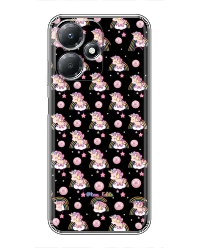Чехол для Infinix Hot 30 Play с картинкой «Magic Unicorn паттерн»
