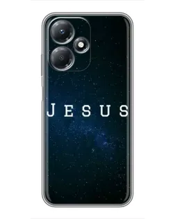 Чехол для Infinix Hot 30 Play с картинкой «Звездное небо Jesus»