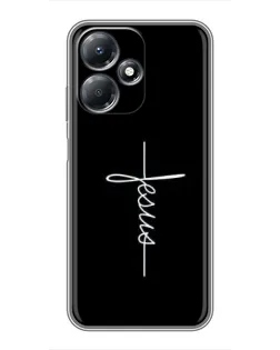 Чехол для Infinix Hot 30 Play с картинкой «Тонкая линия веры»