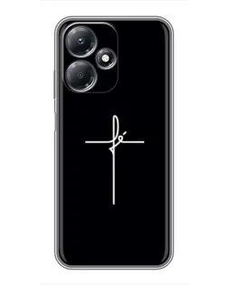 Чохол для Infinix Hot 30 Play з картинкою «Тонкий хрест»