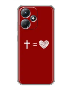 Чохол для Infinix Hot 30 Play з картинкою «Рівняння любові»