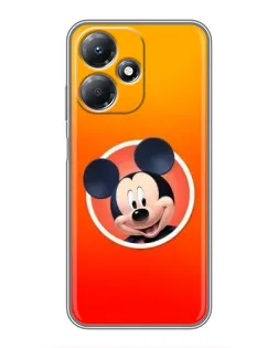 Чехол для Infinix Hot 30 Play с картинкой «Mickey в круге»
