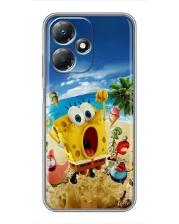 Чехол для Infinix Hot 30 Play с картинкой «Развлечения на пляже»