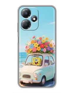 Чехол для Infinix Hot 30 Play с картинкой «Автомобильное путешествие»
