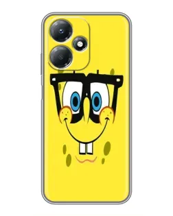 Чохол для Infinix Hot 30 Play з картинкою «Мінімалістичний Спанч Боб» Чохол для Infinix Hot 30 Play з картинкою «Мінімалістичний Спанч Боб»