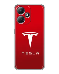 Чехол для Infinix Hot 30 Play с картинкой «Tesla Red Classic» Чехол для Infinix Hot 30 Play с картинкой «Tesla Red Classic»