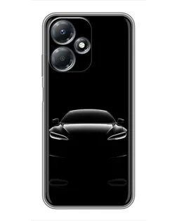 Чехол для Infinix Hot 30 Play с картинкой «Силуэт Tesla Night» Чехол для Infinix Hot 30 Play с картинкой «Силуэт Tesla Night»