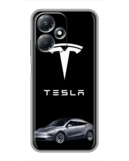 Чехол для Infinix Hot 30 Play с картинкой «Tesla Model Y» Чехол для Infinix Hot 30 Play с картинкой «Tesla Model Y»