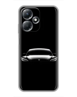 Чехол для Infinix Hot 30 Play с картинкой «Фары Tesla Night» Чехол для Infinix Hot 30 Play с картинкой «Фары Tesla Night»