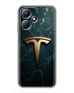 Чехол для Infinix Hot 30 Play с картинкой «Мраморная Tesla Gold» Чехол для Infinix Hot 30 Play с картинкой «Мраморная Tesla Gold»