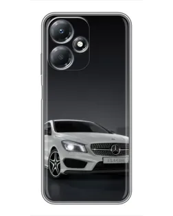 Чехол для Infinix Hot 30 Play с картинкой «Mercedes AMG GT Silver» Чехол для Infinix Hot 30 Play с картинкой «Mercedes AMG GT Silver»