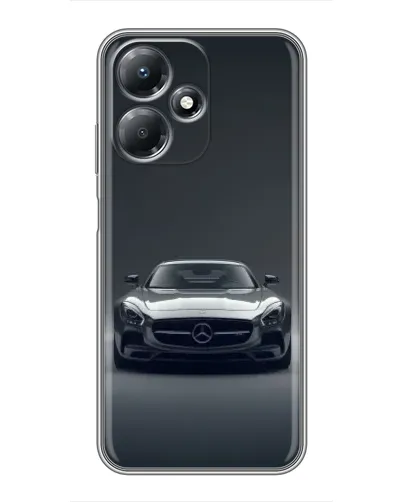 Чехол для Infinix Hot 30 Play с картинкой «Mercedes на черном»