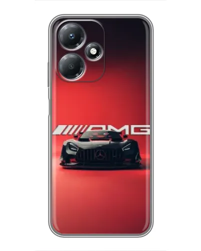 Чехол для Infinix Hot 30 Play с картинкой «Mercedes AMG — красная линия»