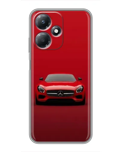 Чехол для Infinix Hot 30 Play с картинкой «Красный Mercedes AMG»