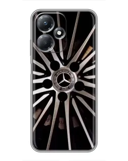 Чехол для Infinix Hot 30 Play с картинкой «Диск Mercedes»