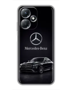 Чехол для Infinix Hot 30 Play с картинкой «Mercedes — решетка радиатора»