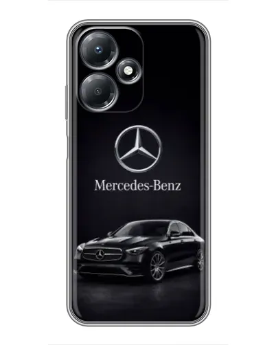 Чехол для Infinix Hot 30 Play с картинкой «Mercedes — решетка радиатора»