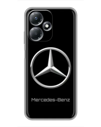 Чехол для Infinix Hot 30 Play с картинкой «Mercedes Silver Logo»