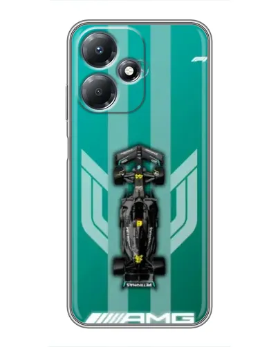 Чехол для Infinix Hot 30 Play с картинкой «Mercedes AMG Petronas»