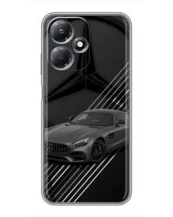 Чехол для Infinix Hot 30 Play с картинкой «Mercedes AMG — графика»