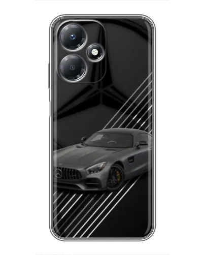 Чехол для Infinix Hot 30 Play с картинкой «Mercedes AMG — графика»