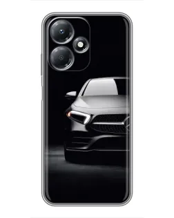 Чехол для Infinix Hot 30 Play с картинкой «Свет фар Mercedes»