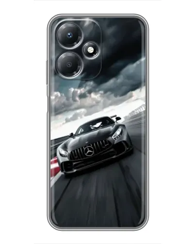 Чехол для Infinix Hot 30 Play с картинкой «Гоночный Mercedes AMG»