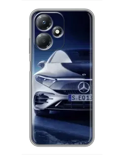 Чехол для Infinix Hot 30 Play с картинкой «Mercedes EQ — будущее»