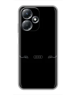 Чехол для Infinix Hot 30 Play с картинкой «Audi — световой подпись» Чехол для Infinix Hot 30 Play с картинкой «Audi — световой подпись»