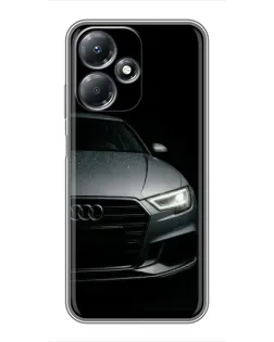 Чехол для Infinix Hot 30 Play с картинкой «Audi — детализация кузова» Чехол для Infinix Hot 30 Play с картинкой «Audi — детализация кузова»