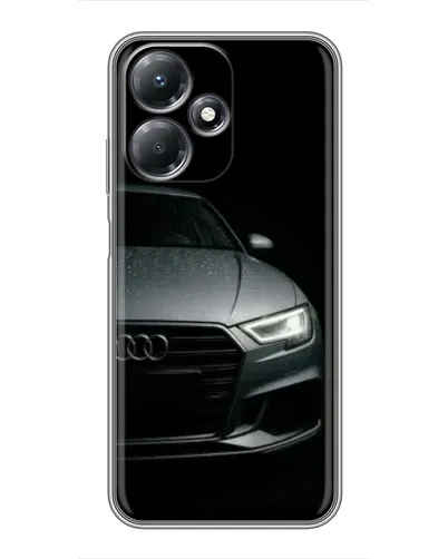 Чехол для Infinix Hot 30 Play с картинкой «Audi — детализация кузова» Чехол для Infinix Hot 30 Play с картинкой «Audi — детализация кузова»
