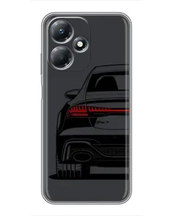 Чехол для Infinix Hot 30 Play с картинкой «Задняя часть Audi — арт»