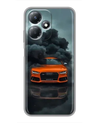 Чехол для Infinix Hot 30 Play с картинкой «Audi в облаках дыма» Чехол для Infinix Hot 30 Play с картинкой «Audi в облаках дыма»
