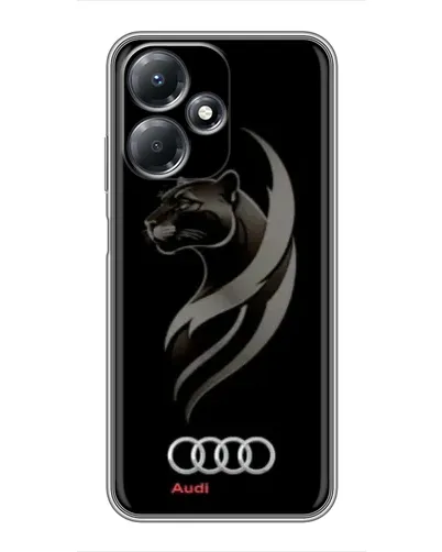Чехол для Infinix Hot 30 Play с картинкой «Графика — пантера и Audi» Чехол для Infinix Hot 30 Play с картинкой «Графика — пантера и Audi»