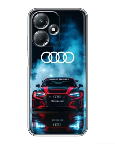 Чехол для Infinix Hot 30 Play с картинкой «Audi Sport — неон» Чехол для Infinix Hot 30 Play с картинкой «Audi Sport — неон»