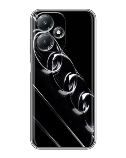 Чехол для Infinix Hot 30 Play с картинкой «Audi — абстрактные кольца» Чехол для Infinix Hot 30 Play с картинкой «Audi — абстрактные кольца»