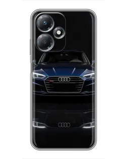 Чехол для Infinix Hot 30 Play с картинкой «Audi — ночное отражение»