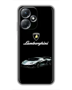 Чехол для Infinix Hot 30 Play с картинкой «Логотип Lamborghini классика»