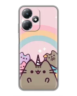 Чехол для Infinix Hot 30 Play с картинкой «Единорог Pusheen»