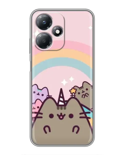 Чехол для Infinix Hot 30 Play с картинкой «Единорог Pusheen»