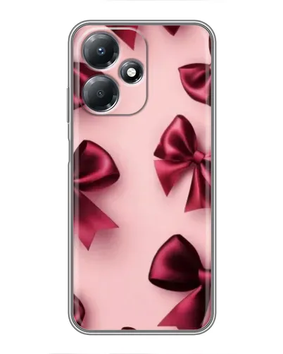 Чехол для Infinix Hot 30 Play с картинкой «Бордовый атлас»