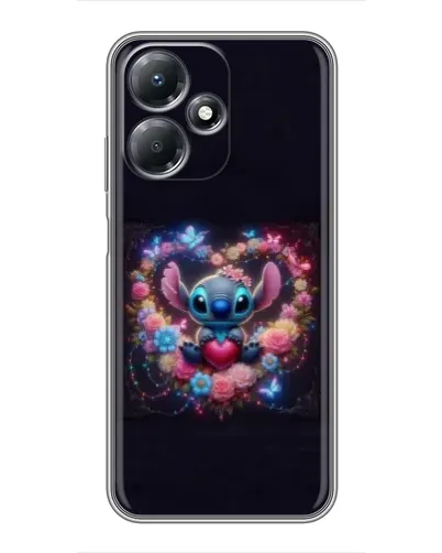 Чохол для Infinix Hot 30 Play з картинкою «Stitch у квітах» Чохол для Infinix Hot 30 Play з картинкою «Stitch у квітах»