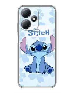 Чохол для Infinix Hot 30 Play з картинкою «Stitch серед квітів»
