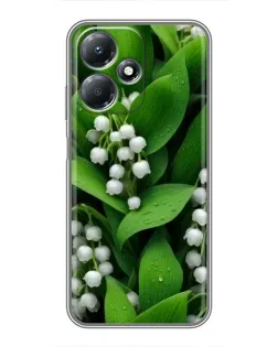 Чехол для Infinix Hot 30 Play с картинкой «Ландыши в зелени»