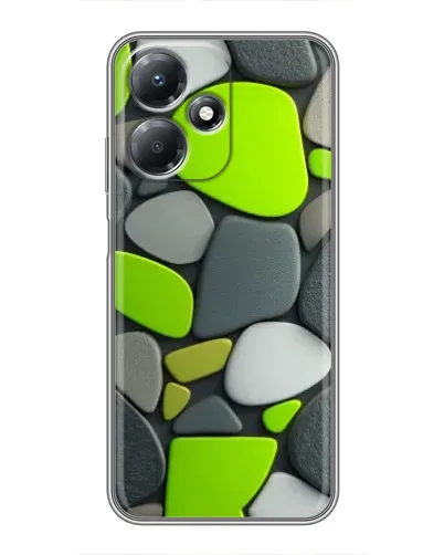 Чехол для Infinix Hot 30 Play с картинкой «Яркая неоновая галька»