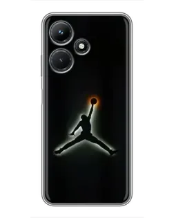 Чохол для Infinix Hot 30i з картинкою «Jordan Gradient Logo»