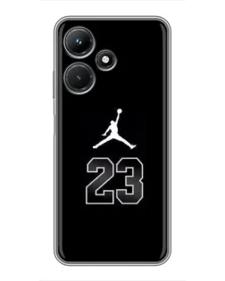 Чехол для Infinix Hot 30i с картинкой «Jordan Flight 23»