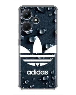 Чохол для Infinix Hot 30i з картинкою «Adidas Trefoil Blue»