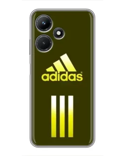 Чехол для Infinix Hot 30i с картинкой «Оливковый градиент Adidas»