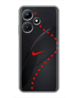 Чехол для Infinix Hot 30i с картинкой «Абстрактный дизайн Nike»